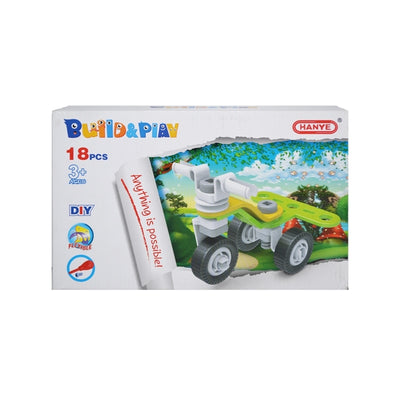 Joc constructii plastic, Vehicul, 18 piese