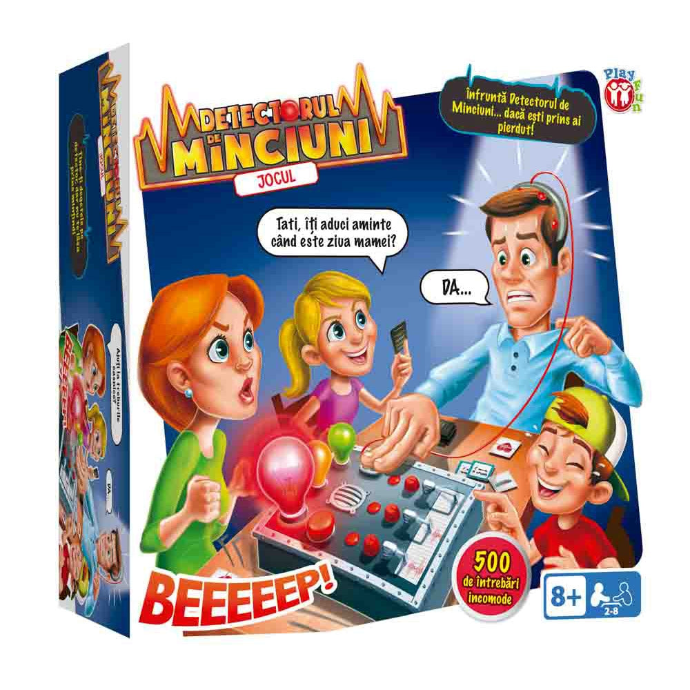 Joc interactiv Detectorul de minciuni IMC Blackfire cu cititor de puls și carduri cu întrebări pentru petreceri.