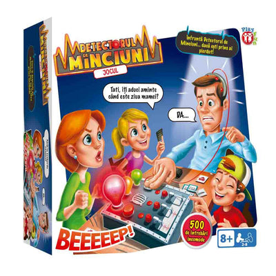 Joc interactiv Detectorul de minciuni IMC Blackfire cu cititor de puls și carduri cu întrebări pentru petreceri.