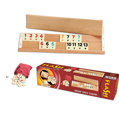 Joc Remi Din Lemn - Star Okey