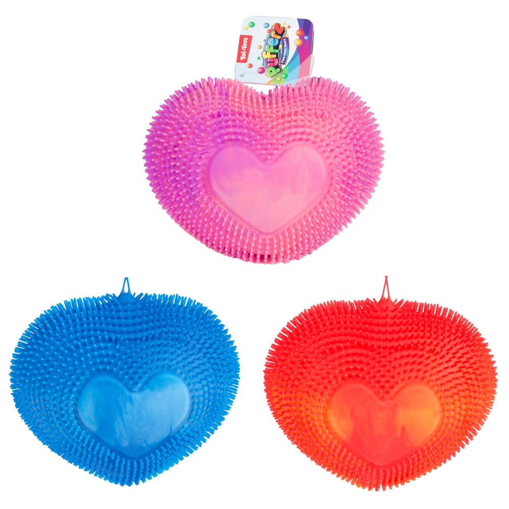 Jucarie Pufferz, inimioara, 19 cm - Toi-Toys