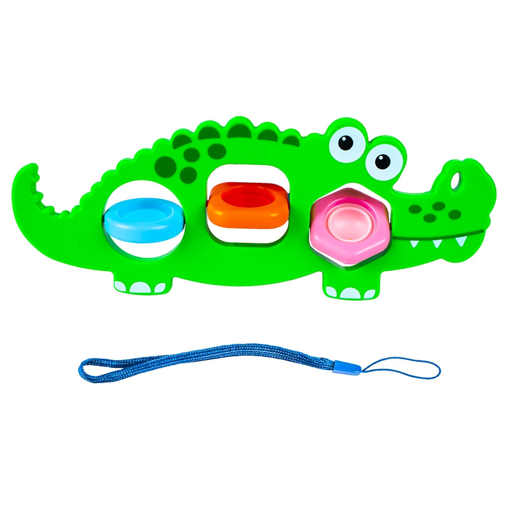 Jucarie senzoriala, antistres, crocodil
