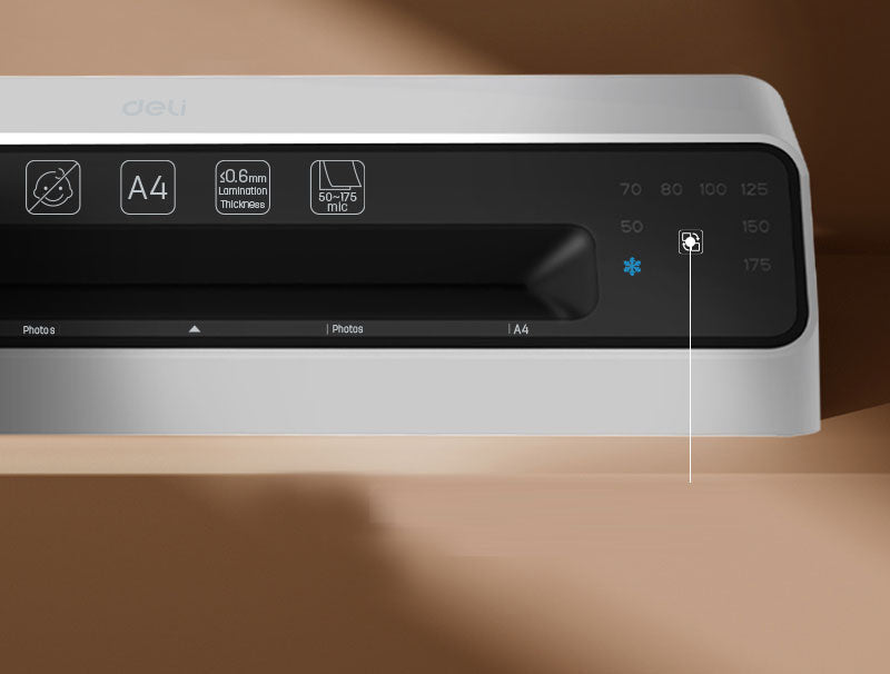 Laminator A4 Dual Hot/Cold 175 Microni ET103 Deli
