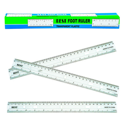Liniar 30 cm transparent