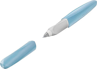 Roller Twist Eco, Grip Ergonomic, Ambidextru, 1 Rezerva Albastra Inclusa, Culoare Albastru Deschis, In Cutie De Carton, Pelikan