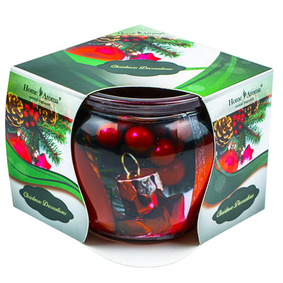 Lumanare parfumata in pahar, Christmas Decoration