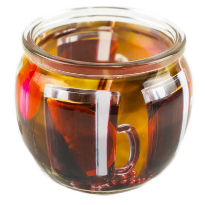 Lumanare parfumata in pahar cilindric de sticla cu aroma de vin fiert Mulled Wine
