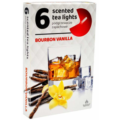 Lumanari pastila, Bourbon Vanilla, diametru 2cm, 6 buc/set