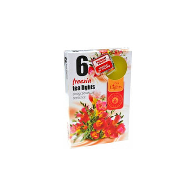 Lumanari pastila, Freesia, diametru 2cm, 6 buc/set