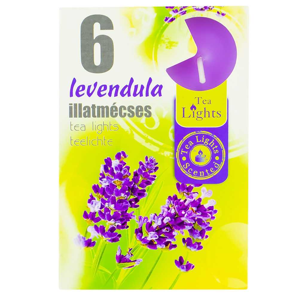 Lumanari pastila, Lavanda, 6 buc/set, 2cm diametru pastila