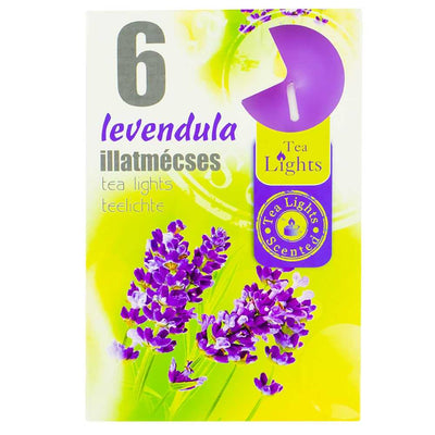 Lumanari pastila, Lavanda, 6 buc/set, 2cm diametru pastila