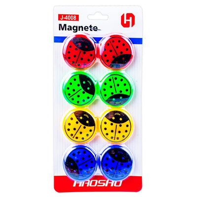 Magneti buburuza, 40mm, 8 buc/set