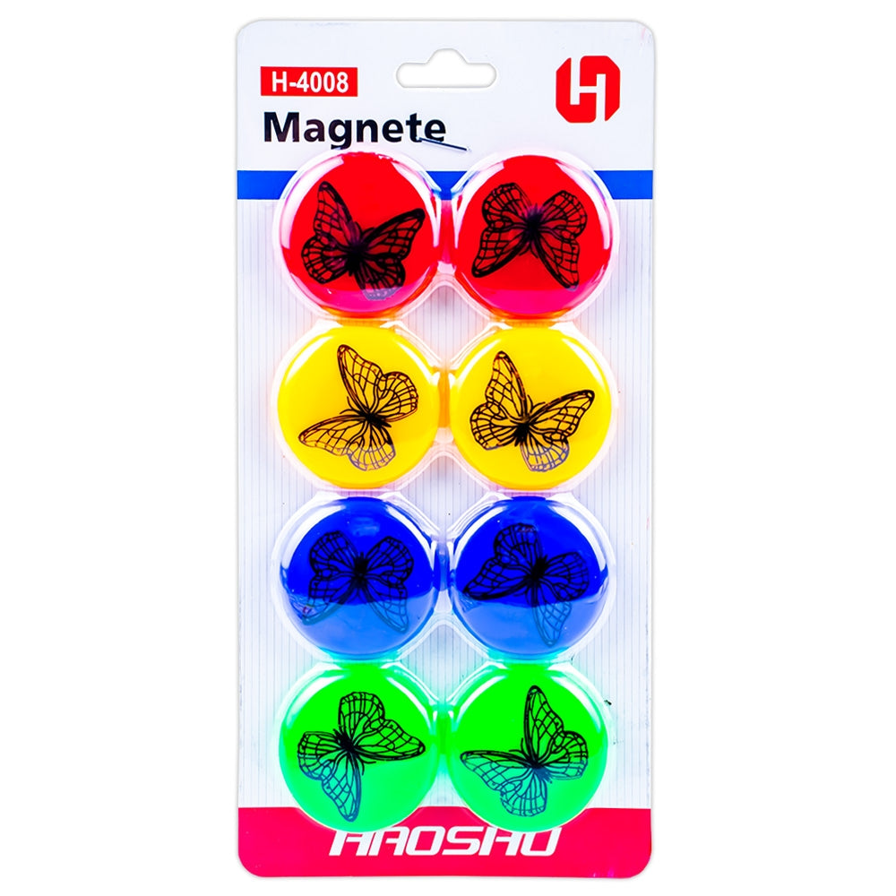 Magneti fluturas, 40mm, 8 buc/set