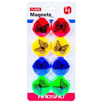 Magneti fluturas, 40mm, 8 buc/set
