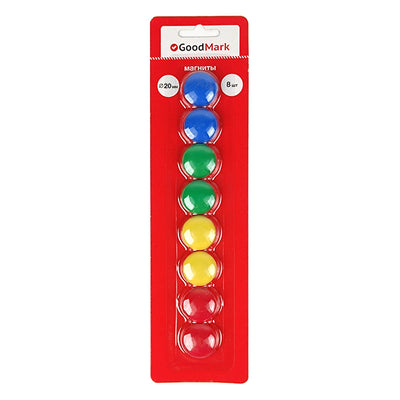 Magneti pentru tabla Ø20, 8 buc/blister