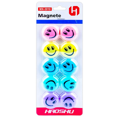 Magneti Smile, 27mm, 10 buc/set
