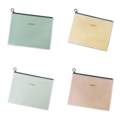 Mapa A4, inchidere zip, culori pale, OFFISHOP