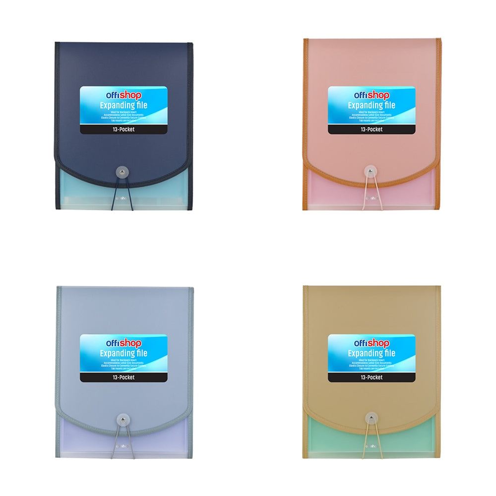 Mapa expandabila, verticala, 13 compartimente - OFFISHOP