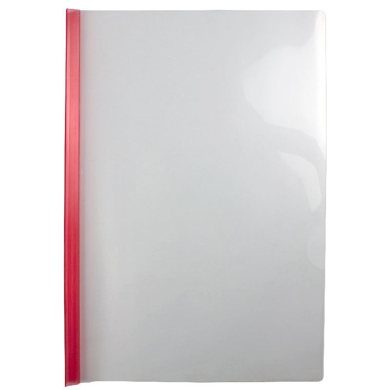 Mapa plastic transparent color A4 160 microni bagheta plastic 10mm EVOffice