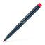 Marker creativ rosu neon Faber-Castell 1.5 mm pentru sticla plastic metal si piatra