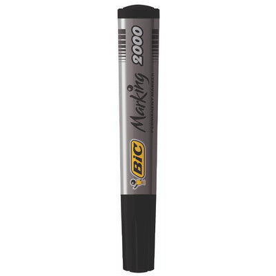 MARKER PERMANENT NEGRU VARF ROTUND 2000 BIC