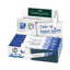 Marker whiteboard albastru Faber-Castell W20 varf 2.25mm stergere uscata fara reziduuri