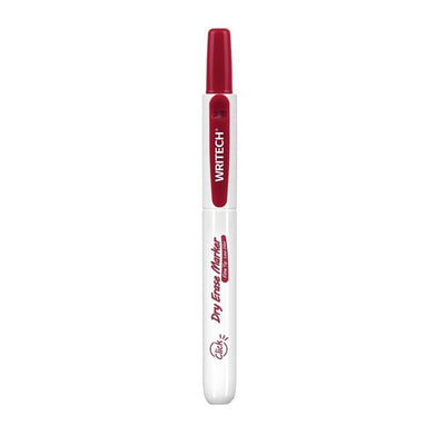 Marker rosu pentru tabla alba retractabil Writech varf rotund 2mm sistem clicker reincarcabil stergere usoara