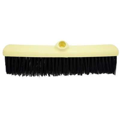 Mătură de stradă din plastic cu lățimea de 40 cm, prevăzută cu filet rezistent pentru montarea cozii, ideală pentru curățarea spațiilor exterioare și a halelor