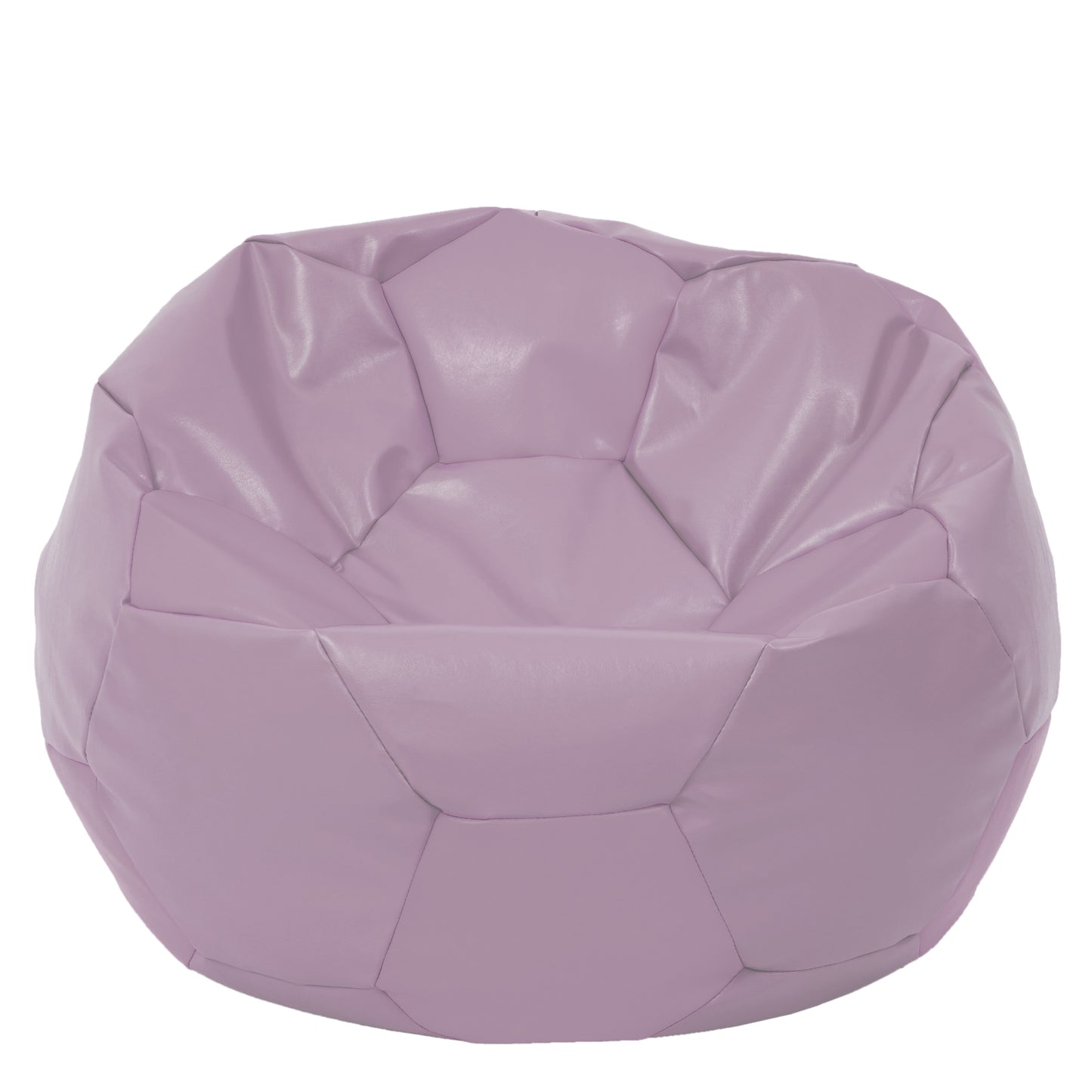 Fotoliu puf Mega Ball - imitatie piele - mov