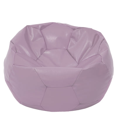Fotoliu puf Mega Ball - imitatie piele - mov