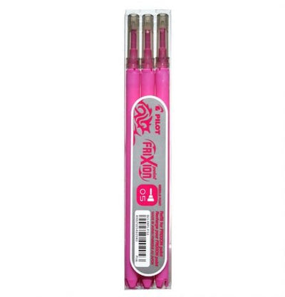 Set 3*Rezerva Roller Cerneala 0.7Mm Frixion Ball Pilot Roz