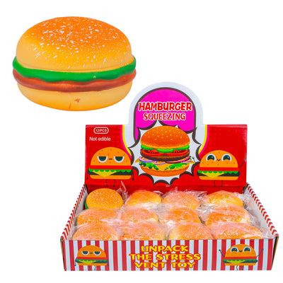 Minge antistres, silicon, Hamburger