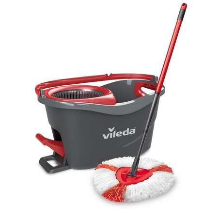 Set Curatenie Galeata Cu Pedala Si Mop Rotativ Easy Wring Turbo Vileda