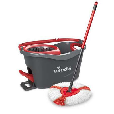 Set Curatenie Galeata Cu Pedala Si Mop Rotativ Easy Wring Turbo Vileda