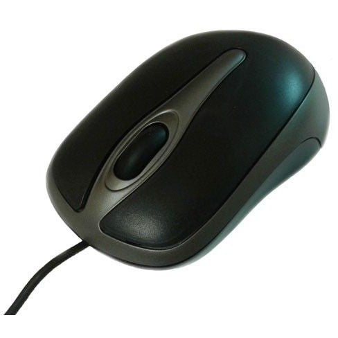 Mouse optic cu fir USB Verbatim Optical Desktop de 1000 DPI în culoare neagră.