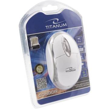 Mouse ESPERANZA Titanum Condor USB, Wireless, 1000 DPI