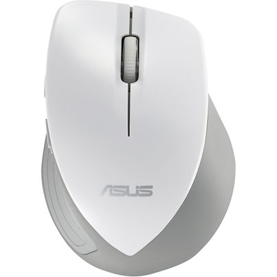 Mouse wireless optic ASUS WT465 de 1600 DPI cu 5 butoane în culoare albă