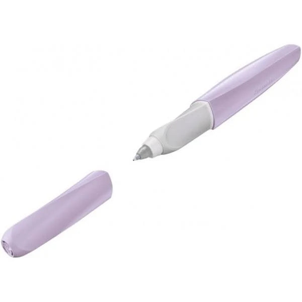 Roller Twist Eco, Grip Ergonomic, Ambidextru, 1 Rezerva Albastra Inclusa, Culoare Mov Deschis, In Cutie De Carton, Pelikan