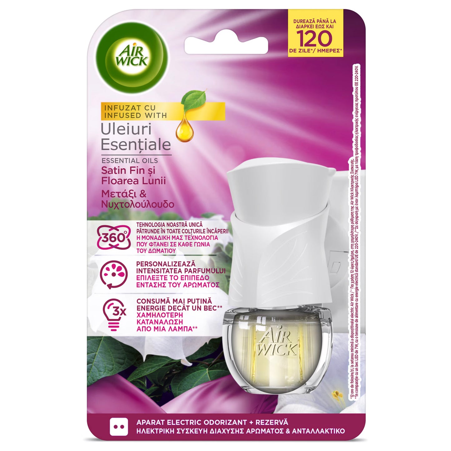 Odorizant camera electric  Airwick cu rezerva 19ml