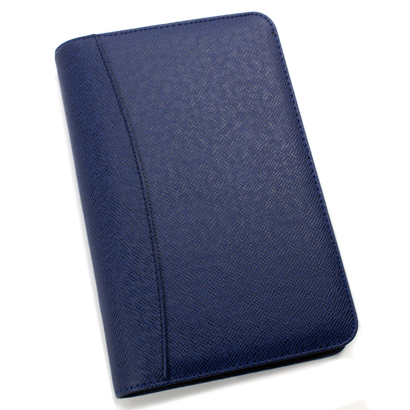 Organizer mic 21.3 * 13.7 cm cu calculator, inchidere cu fermoar albastru