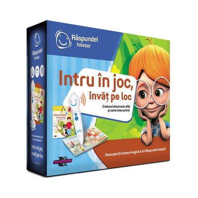 Pachet Raspundel Istetel, Creion interactiv Albi si Carte interactiva - Intru in joc, invat pe loc