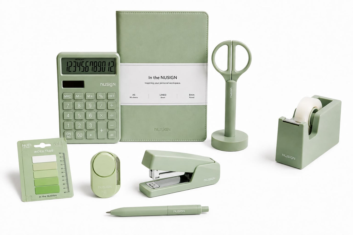 Pachet Desk Collection Deli Nusign Sage