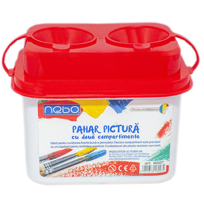 Pahar pictura cu 2 compartimente - NEBO