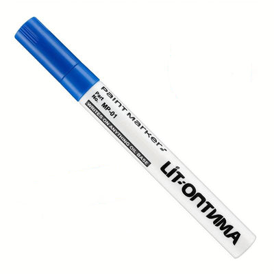Permanent marker cu vopsea albastru 2 mm EVOffice