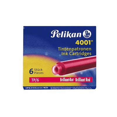 Patroane mici cerneala 4001, 6/set, rosu lucios