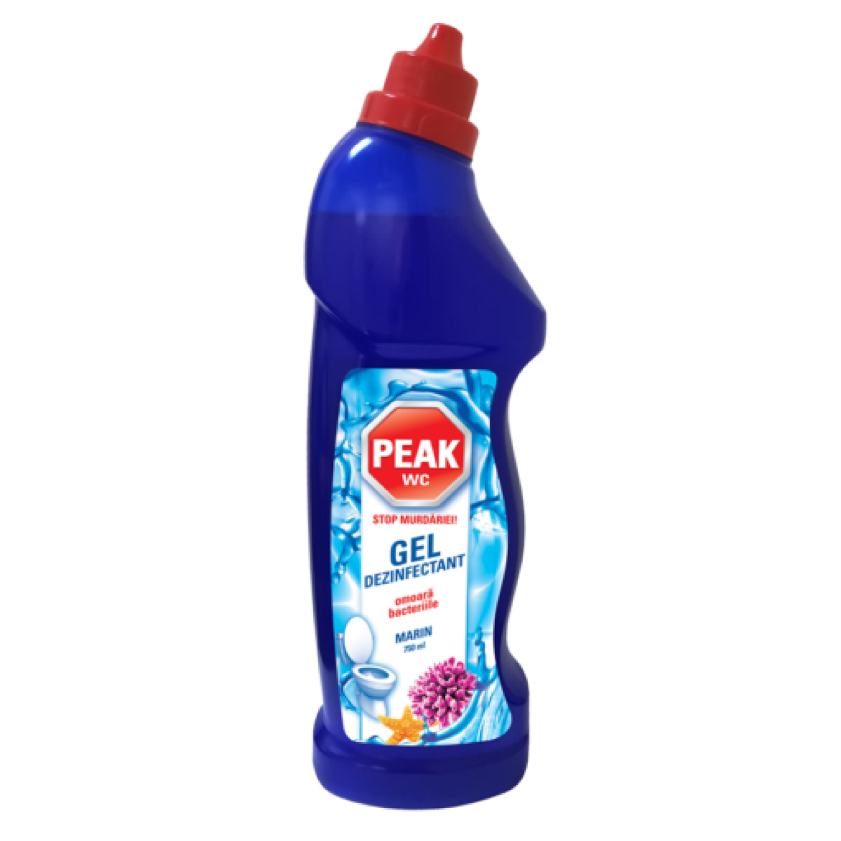 Dezinfectant Toaleta Peak Gel 750Ml - Marin