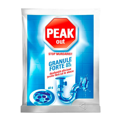 Granule desfundarea tevilor apa rece Peak Out 60g