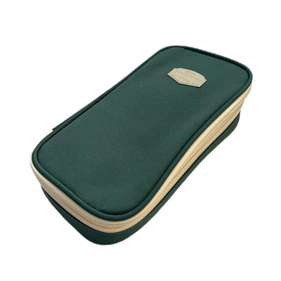 Penar borseta Urban, 2 fermoare, DARK GREEN, 21X6.5X11CM - S-COOL