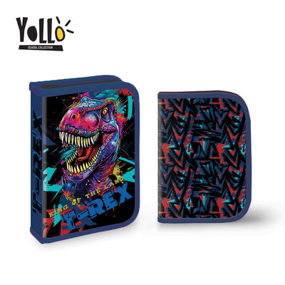 Penar echipat, 1 fermoar, 2 extensii, 30 piese, T-REX - YOLLO