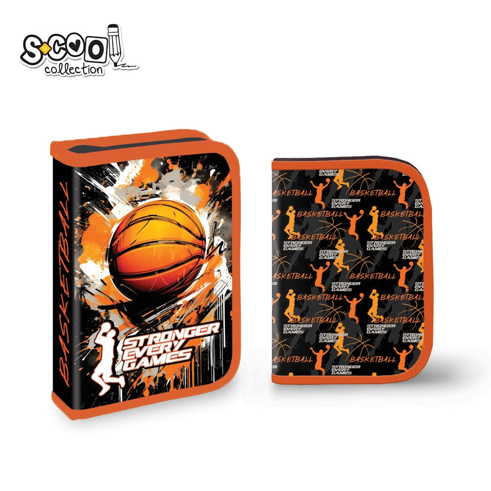 Penar echipat, 1 fermoar, 2 extensii, 32 piese, BASKETBALL - S-COOL